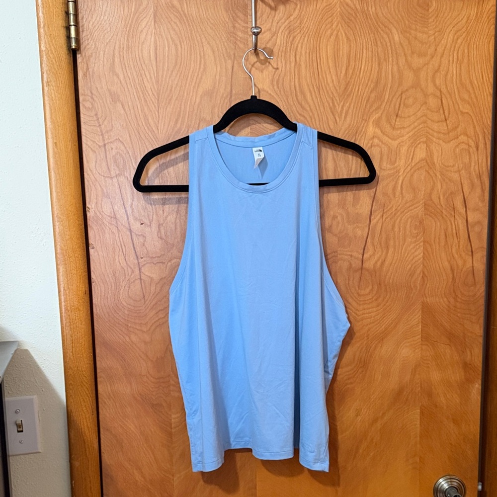 The north face Light Blue Sleeveless Women's tank Top size xl